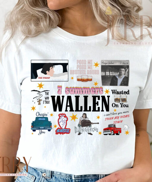 Top 10 best songs Morgan Wallen T Shirt