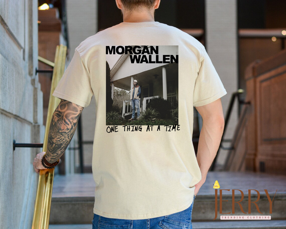 Retro 2 Sides Printed Morgan Wallen Tee Shirt, Morgan Wallen