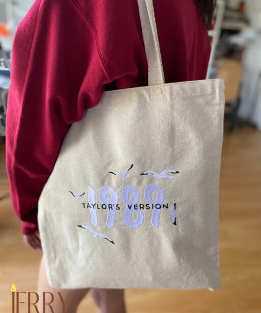 1989 Taylors Version Embroidered Tote Bag