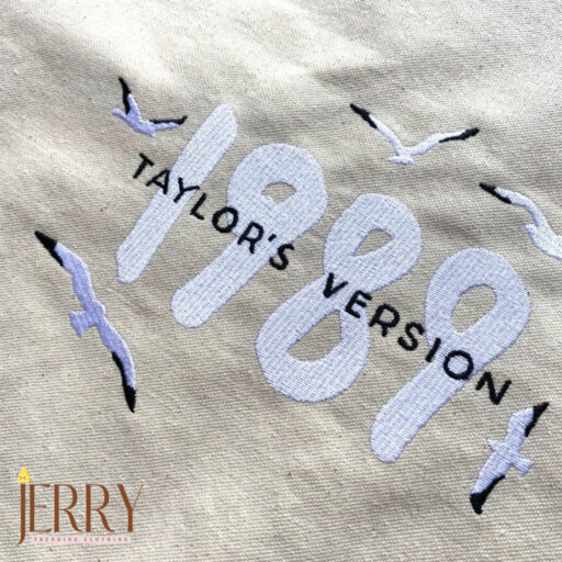 1989 Taylors Version Embroidered Tote Bag