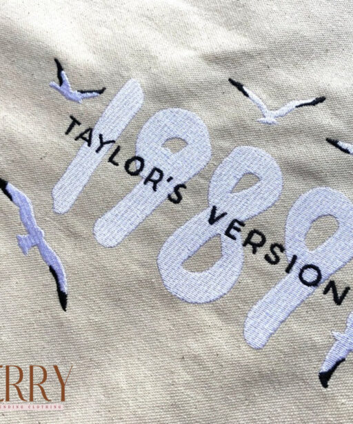 1989 Taylors Version Embroidered Tote Bag