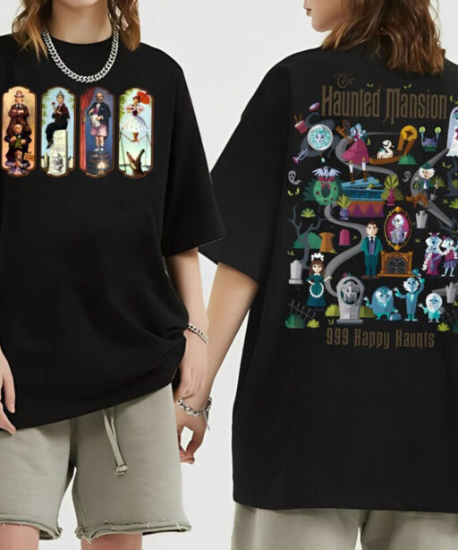 Haunted Mansion Comfort Color Shirt, The Haunted Mansion Map Shirt, Retro Disney Halloween Shirt, Stretching Room Shirt, Disneyland Trip Tee