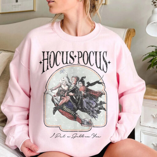 Hocus Pocus Comfort Colors Shirt, Retro Hocus Pocus Sweatshirt, Sanderson Sisters Sweatshirt, Halloween Party Shirts,Disney Halloween Outfit