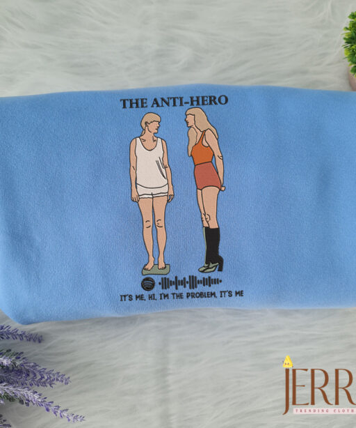 Anti Hero Taylor Swift Embroidered Sweatshirt