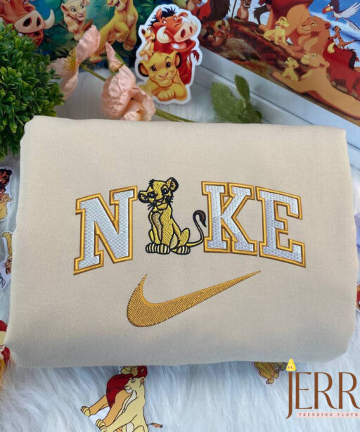 Baby Couple The Lion King Disney Nike Embroidered Sweatshirts