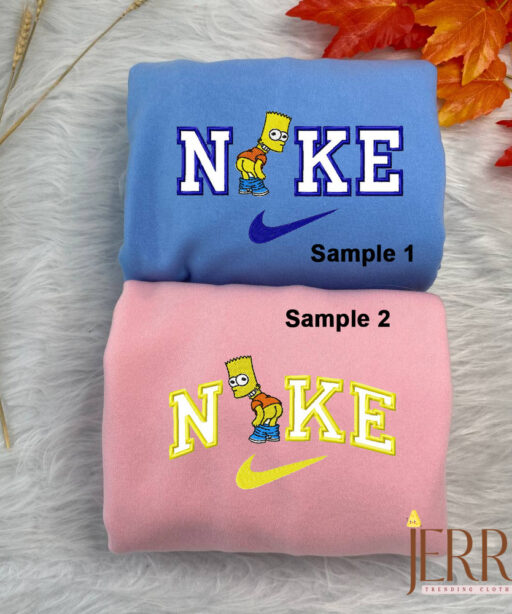 Bart Simpson Disney Nike Embroidered Sweatshirt