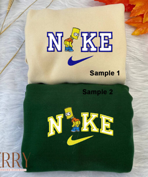 Bart Simpson Disney Nike Embroidered Sweatshirt
