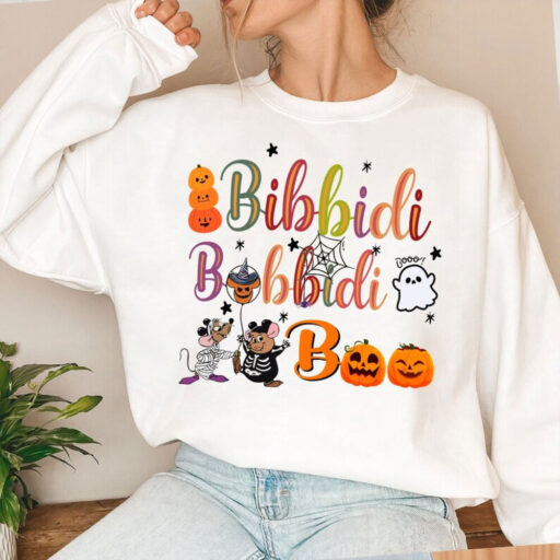 Bibbidi Bobbidi Boo Halloween Shirt, Jaq And Gus Halloween Shirt, Disney Cinderrella Shirt, Funny Disney Halloween Shirt, Halloween 2023 Tee