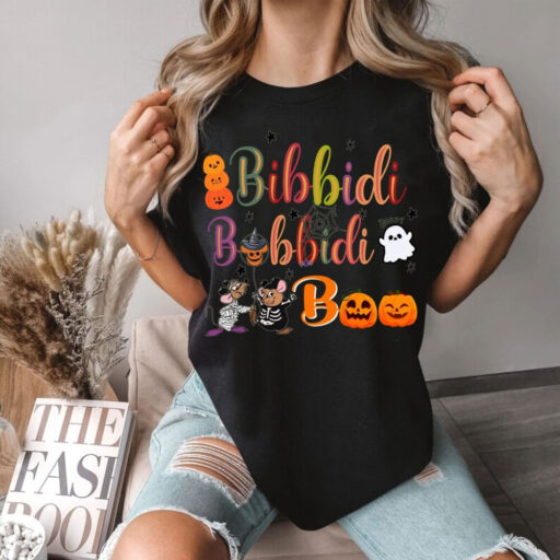 Bibbidi Bobbidi Boo Halloween Shirt, Jaq And Gus Halloween Shirt, Disney Cinderrella Shirt, Funny Disney Halloween Shirt, Halloween 2023 Tee