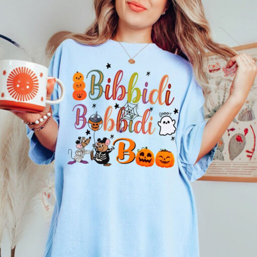 Bibbidi Bobbidi Boo Halloween Shirt, Jaq And Gus Halloween Shirt, Disney Cinderrella Shirt, Funny Disney Halloween Shirt, Halloween 2023 Tee