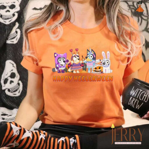 Bluey Halloween Shirt | Family Matching Tee | Autumn Shirt | Happy Halloween Shirt | Bluey Heelerween Shirt | Halloween Horror Shirt