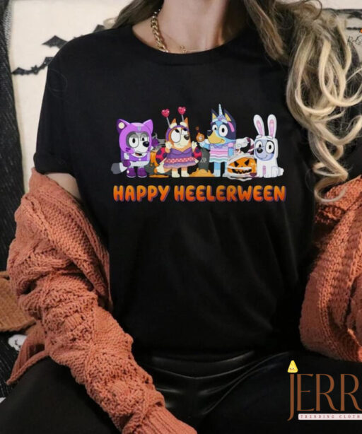 Bluey Heelerween Shirt, Bluey Trick or Treat Shirt, Bluey Halloween Shirt, Trick or Treat Sweatshirt, Kids Halloween Shirt, Halloween Party