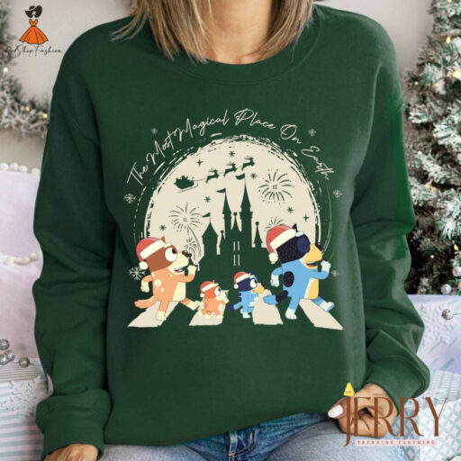 Bluey Shirt | Blue Dog Christmas Shirt | Bluey Kids Png | Halloween Tshirt | Bluey And Bingo Sweatshirt | Bluey Family Christmas