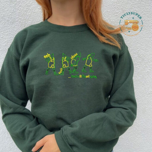 Embroidered That's It I'm Not Going Embroidered Sweatshirt, Funny Greenchmas Crewneck, Cute Christmas Tee, Christmas Gifts, Family Shirt