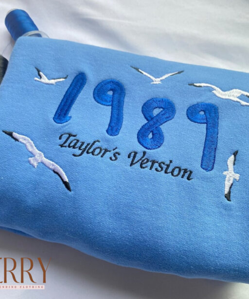 Carolina Blue 1989 Taylors Version Embroidered Shirt