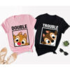 Chip and Dale shirt, Double Trouble Shirt, Disney Couple Shirts, Disney Family Shirts,Disney Vacation Tee, Sibling shirt, Halloween Matching