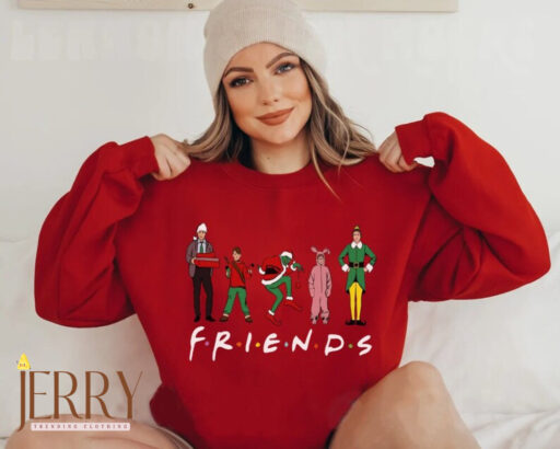 Christmas Friends shirt, xmas grinch friends sweatshirt, Funny Christmas, The Grinch Who Stole xmas, Christmas Grinch, xmas movie, Friends