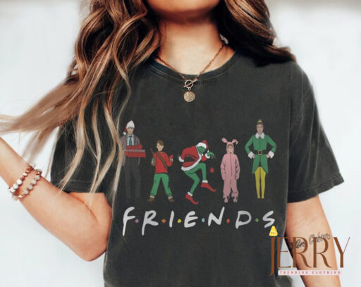 Christmas Friends shirt, xmas grinch friends sweatshirt, Funny Christmas, The Grinch Who Stole xmas, Christmas Grinch, xmas movie, Friends