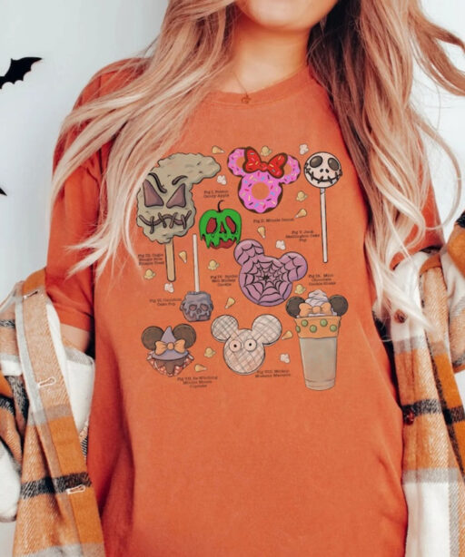 Comfort Color Retro Halloween Poison Candy Shirt, Vintage Halloween Disney, Halloween Family Shirts, Disney Halloween Shirts, Holiday Shirt