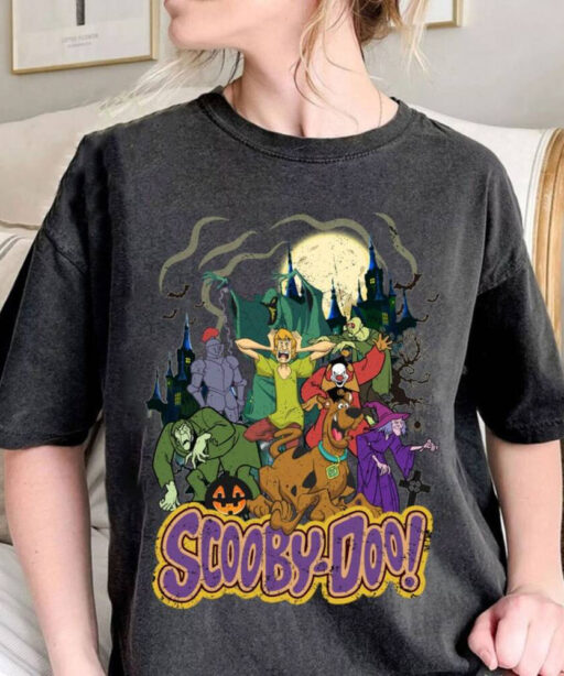 Comfort Colors Scary Scooby Doo Shirt, Scooby Doo Friends Shirt, Comfort Colors Halloween Scooby Doo Shirt, Halloween Shirt, Halloween Gifts