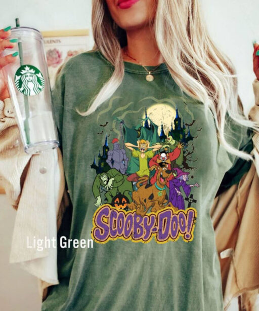 Comfort Colors Scary Scooby Doo Shirt, Scooby Doo Friends Shirt, Comfort Colors Halloween Scooby Doo Shirt, Halloween Shirt, Halloween Gifts