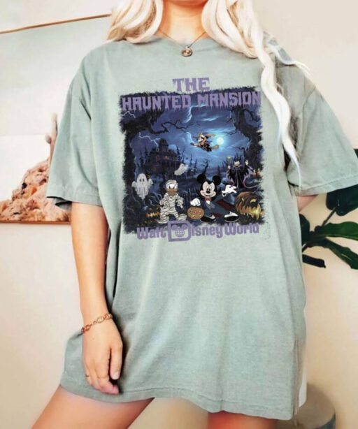 Comfort Colors The Haunted Mansion Vintage Shirt,Retro Disney The Haunted Mansion Shirt, Disney Trip Shirt, Halloween Shirt,Disney Halloween