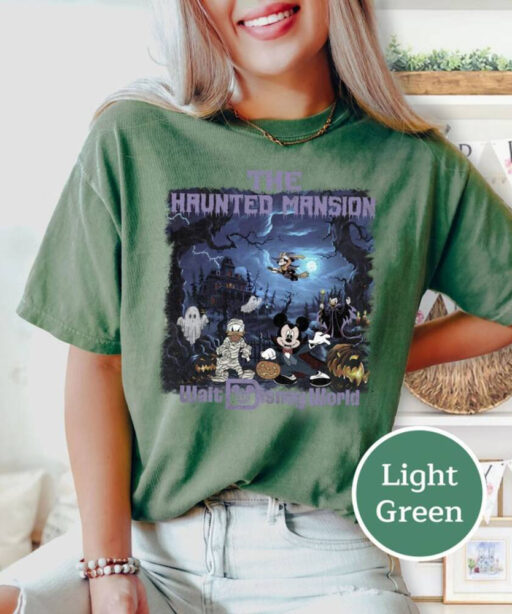 Comfort Colors The Haunted Mansion Vintage Shirt,Retro Disney The Haunted Mansion Shirt, Disney Trip Shirt, Halloween Shirt,Disney Halloween