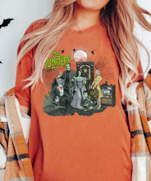 Comfort Colors® The Munster Tshirt, Halloween Shirt, Frankenstein Tee, The Munster Tv Series, Horror Movie Shirts, Halloween Party, Fall Tee