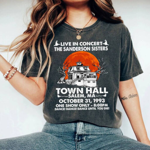 Comfort Colors® Town Hall Shirt, Sanderson Witch Museum Shirt, Hocus Pocus Shirt, Halloween Town Hall Salem Shirt,Halloween University Shirt