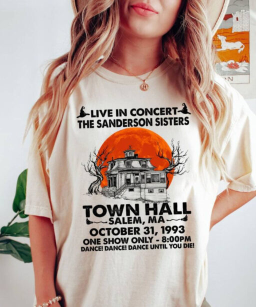 Comfort Colors® Town Hall Shirt, Sanderson Witch Museum Shirt, Hocus Pocus Shirt, Halloween Town Hall Salem Shirt,Halloween University Shirt