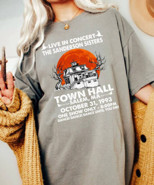 Comfort Colors® Town Hall Shirt, Sanderson Witch Museum Shirt, Hocus Pocus Shirt, Halloween Town Hall Salem Shirt,Halloween University Shirt