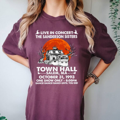 Comfort Colors® Town Hall Shirt, Sanderson Witch Museum Shirt, Hocus Pocus Shirt, Halloween Town Hall Salem Shirt,Halloween University Shirt