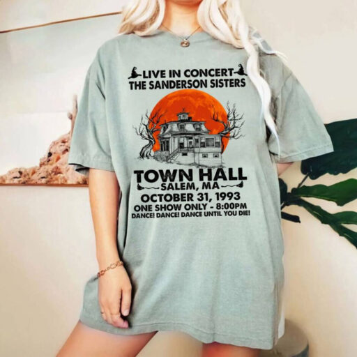 Comfort Colors® Town Hall Shirt, Sanderson Witch Museum Shirt, Hocus Pocus Shirt, Halloween Town Hall Salem Shirt,Halloween University Shirt