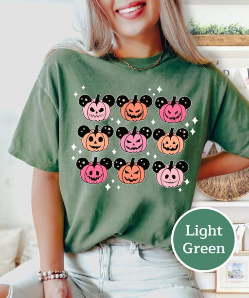 Comfort Colors® Vintage Mickey Mouse Halloween Party Shirt, Fall Best Day Ever Mouse Ears Shirt, Halloween Spooky Family Mom Dad Shirt