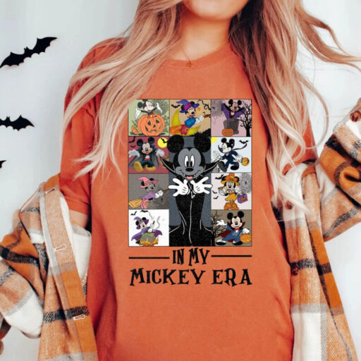 Comfort Colors® Vintage Mickey and Friends Halloween Shirt, In My Era Shirt, Mickey Halloween Shirt, Disney Halloween Shirt, Halloween Shirt