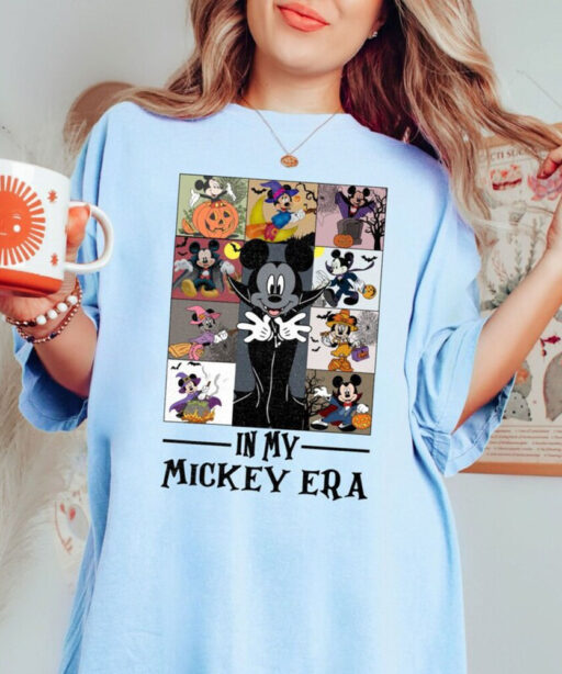 Comfort Colors® Vintage Mickey and Friends Halloween Shirt, In My Era Shirt, Mickey Halloween Shirt, Disney Halloween Shirt, Halloween Shirt