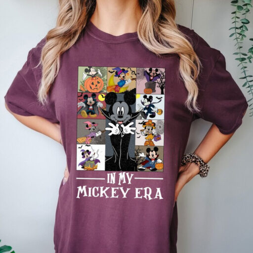 Comfort Colors® Vintage Mickey and Friends Halloween Shirt, In My Era Shirt, Mickey Halloween Shirt, Disney Halloween Shirt, Halloween Shirt