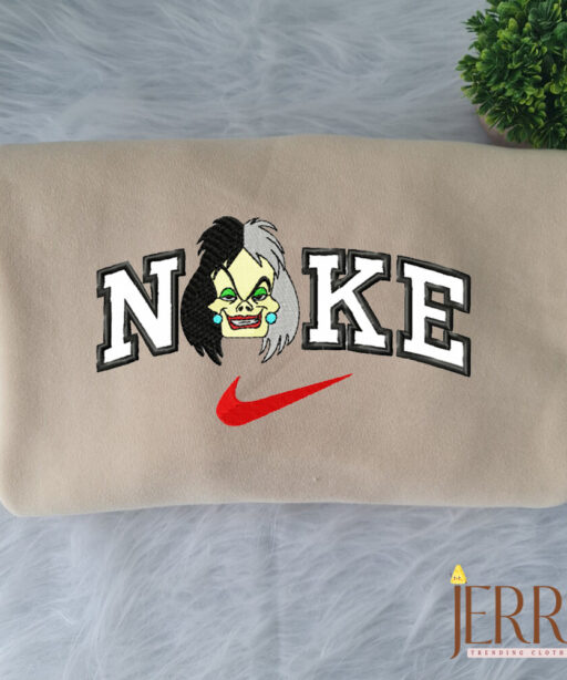 Cruella Disney Nike Embroidered Sweatshirt