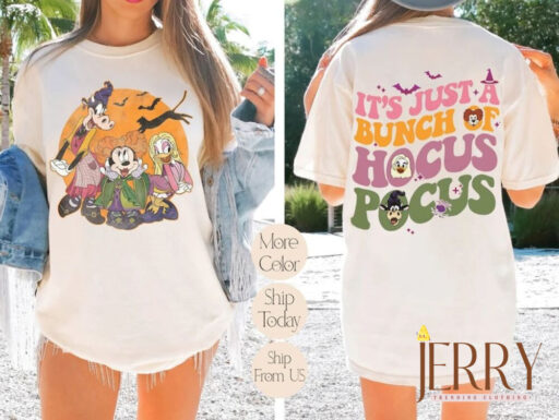 Daisy Clarabelle Cosplay Hocus Pocus Shirt, Sanderson Sisters Shirt Hocus Pocus Shirt, Mickey And Friends, Disney Sanderson Sisters Shirt