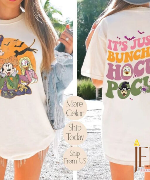 Daisy Clarabelle Cosplay Hocus Pocus Shirt, Sanderson Sisters Shirt Hocus Pocus Shirt, Mickey And Friends, Disney Sanderson Sisters Shirt