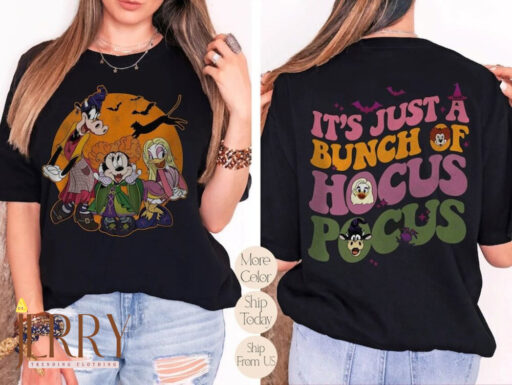 Daisy Clarabelle Cosplay Hocus Pocus Shirt, Sanderson Sisters Shirt Hocus Pocus Shirt, Mickey And Friends, Disney Sanderson Sisters Shirt