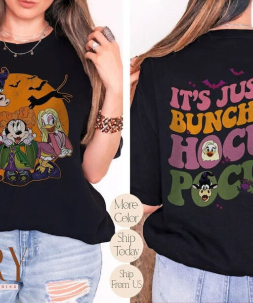 Daisy Clarabelle Cosplay Hocus Pocus Shirt, Sanderson Sisters Shirt Hocus Pocus Shirt, Mickey And Friends, Disney Sanderson Sisters Shirt