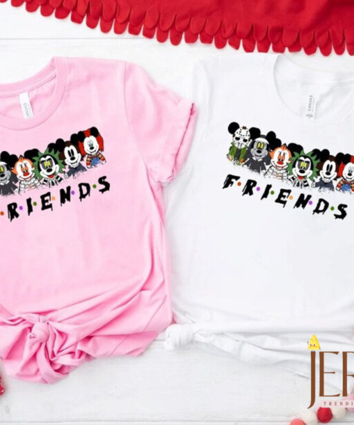 Disney Characters Halloween Friend Shirt, Mickey and Friends Shirt, Women Disneyworld Shirt, Family Vacation Shirt, Disney Family 2023