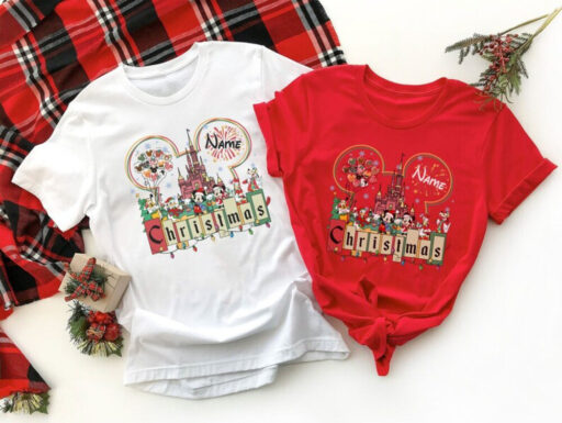 Disney Christmas Shirt, Disneyland Christmas Shirt, Mickey And Friends Christmas, Disney Balloons Christmas Shirt, Disney Family Xmas Shirt