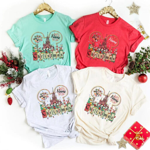 Disney Christmas Shirt, Disneyland Christmas Shirt, Mickey And Friends Christmas, Disney Balloons Christmas Shirt, Disney Family Xmas Shirt