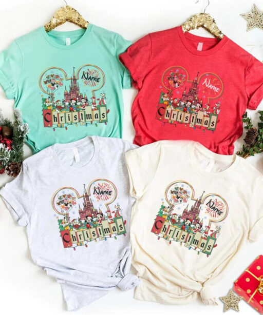 Disney Christmas Shirt, Disneyland Christmas Shirt, Mickey And Friends Christmas, Disney Balloons Christmas Shirt, Disney Family Xmas Shirt