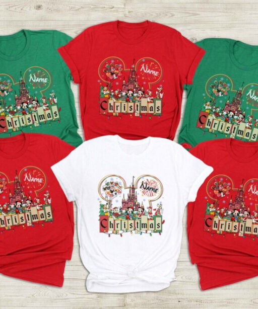 Disney Christmas Shirt, Disneyland Christmas Shirt, Mickey And Friends Christmas, Disney Balloons Christmas Shirt, Disney Family Xmas Shirt