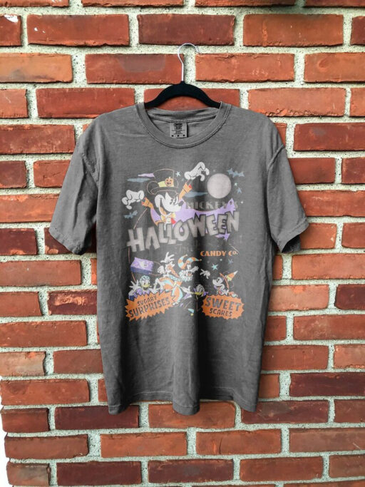 Disney Halloween, Mickey and friend, Mickey Witch, Horror Movie Shier, Holloween Disney Shirt, 13th Of July,trick or treat