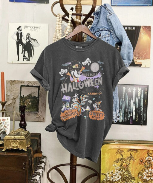 Disney Halloween, Mickey and friend, Mickey Witch, Horror Movie Shier, Holloween Disney Shirt, 13th Of July,trick or treat