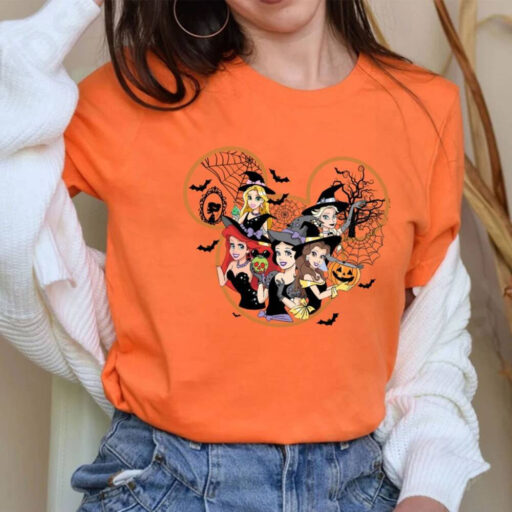 Disney Halloween Princess Shirts, Disneyland Princess Halloween Shirts, Disney Princess Tee, Disney Halloween Women Sweatshirts, Witchy Tee